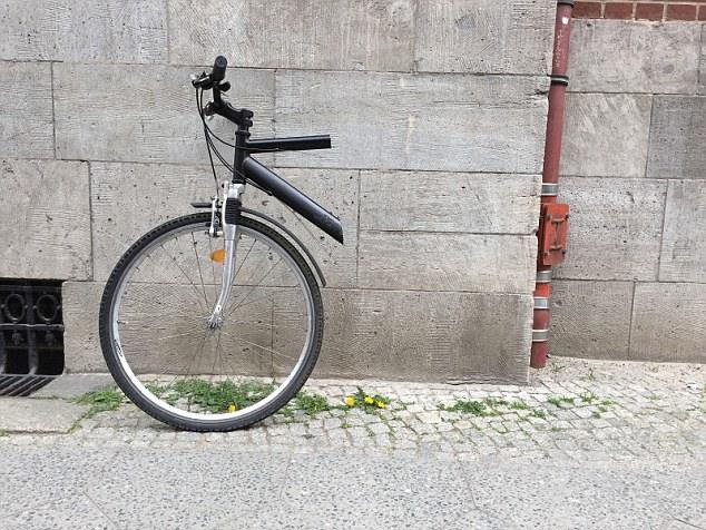 bicycle in half