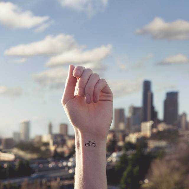 minimalistic wrist tattoos