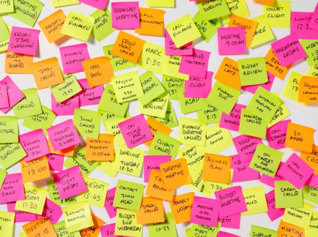 sticky notes