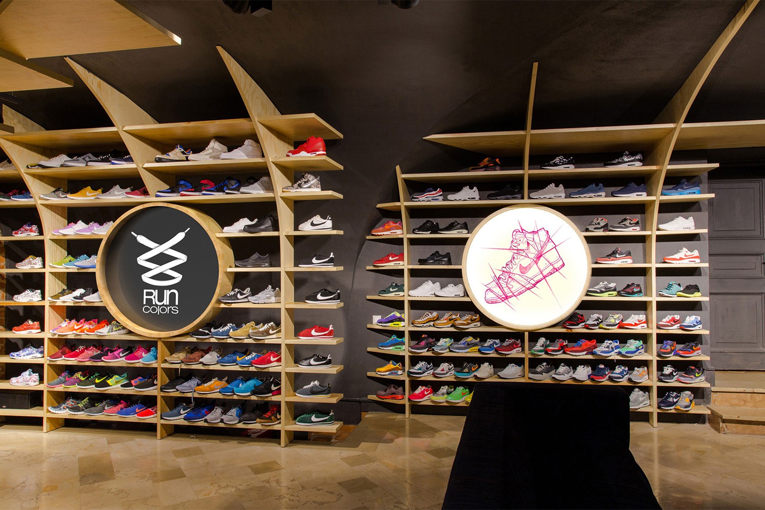 polish sneaker store